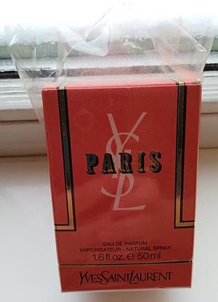 Парфумована вода paris, yves saint laurent. 50 мл оригінал.