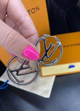 Брендові сережки в стилі louis vuitton❤💖 кільця