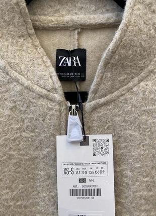 Zara куртка букле, оверсайз пальто, новая коллекция4 фото