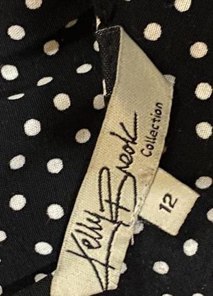 Чёрное мини платье,платье в горошек,горох,платье в воланами6 фото