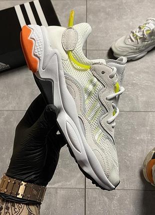 Кросівки adidas ozweego white green кросівки