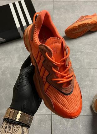 Кросівки adidas ozweego orange red кроссовки3 фото