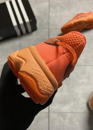 Кросівки adidas ozweego orange red кроссовки7 фото