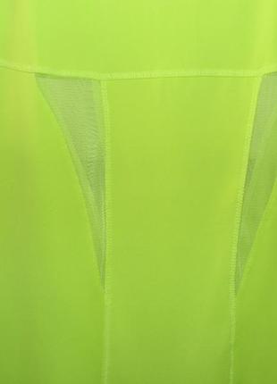 Яркое платье в спортивном стиле с прозрачными вставками спереди и сзади размер м metca7 фото
