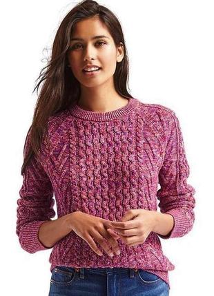 Свитер джемпер gap wavy cable knit sweater, размер 38