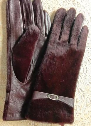 Нові шкіряні перчатки 7,5-8р1 фото