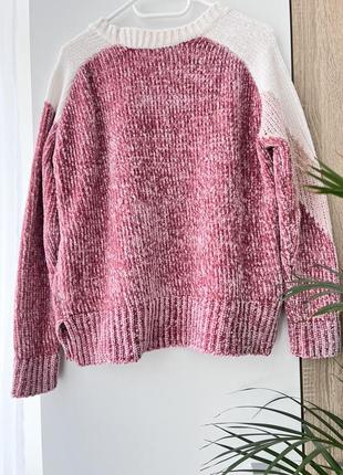 Плюшевый 💗 оверсайз світшот, светр george, люрексна нитка, свитер кофта8 фото