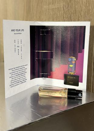 Оригинальный пробник floraiku and your lips, eau de parfum, 1,5 мл