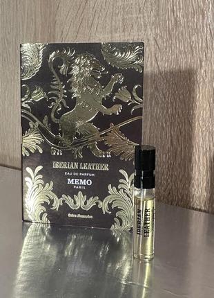 Memo paris iberian leather парфюмированная вода унисекс, 1.5 мл (пробник)