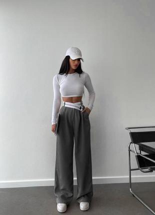 Брюки палаццо