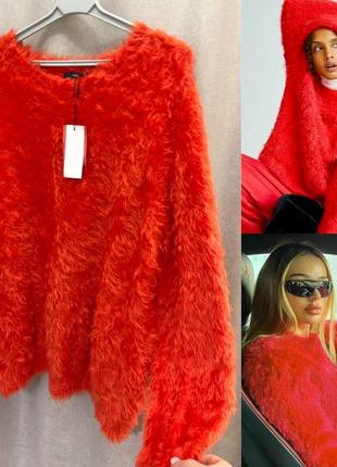 Ангоровый свитер в стиле over size