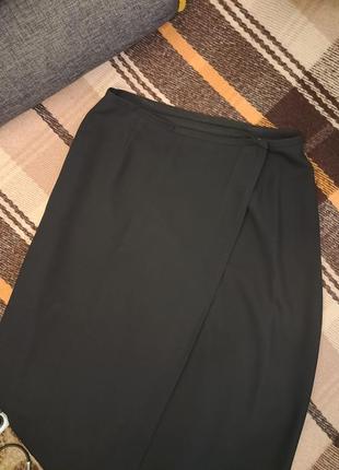 Длинная юбка с запахом2 фото