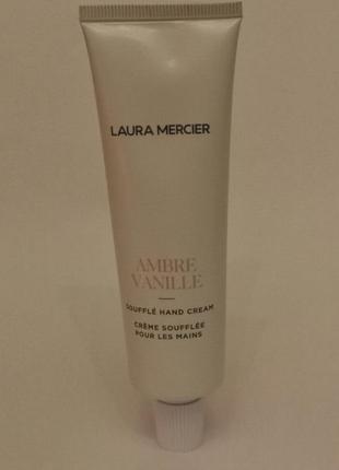 Крем для рук "ambre vanille souffle" laura mercier hand cream, 50 мл.2 фото