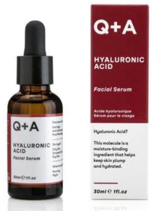 Сыворотка для лица q+a hyaluronic acid facial serum с гиалуроновой кислотой1 фото