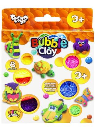 Набор для творчества "bubble clay" bbc-04-01u, 8 цветов от imdi