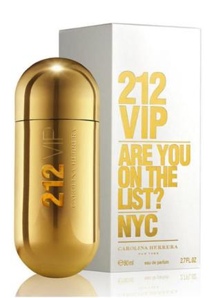 Жіночі парфуми  212 vip are you on the list? women 80 мл