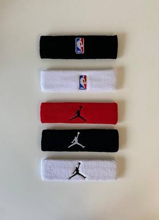 Пов'язка на голову nike, air jordan, nba