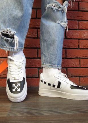 Nike air force off-white кроссовки мужские найк аэр форс оф вайт, кроссовки мужское найк форс