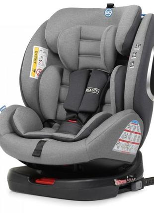 Автокресло el camino absolute royal 1079 gray isofix , группа 0+i, ii, iii,от 0 до 36 кг