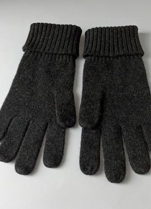 Кашемировые  мужские теплые перчатки2 фото