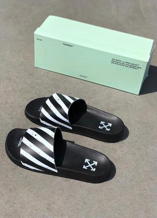 Off-white slipers black2 фото