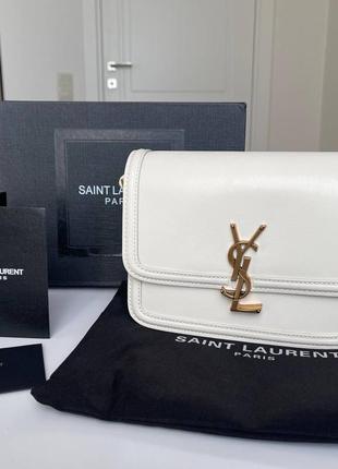 Кожаная сумка в стиле yves saint laurent