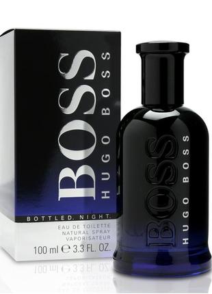 Чоловіча туалетна вода boss bottled night  100 мл1 фото