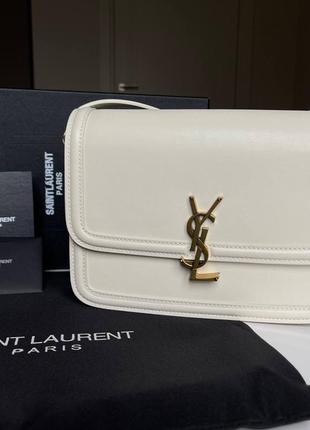 Кожаная сумка в стиле yves saint laurent