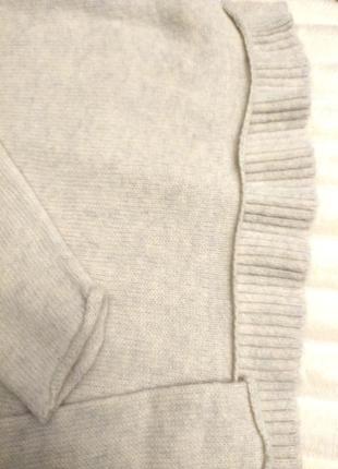 Шерстяной женский джемпер, 100% натуральная неокрашенная шерсть, бренда hope8 фото