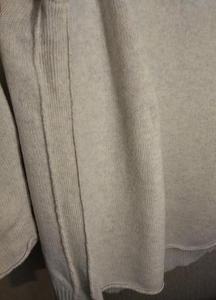 Шерстяной женский джемпер, 100% натуральная неокрашенная шерсть, бренда hope7 фото