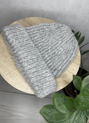 Шапка серая cropp