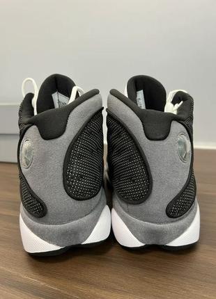 Кроссовки air jordan 13 retro black flint джордан ретро черные белые черный флинт7 фото