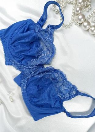 70e / 32dd вишуканий бюстгальтер з квітковим жакардовим мереживом marks & spencer