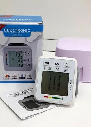 Тонометр автоматичний електронний electronic blood pressure monitor kwl-w01