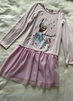 Плаття платье disney фатин h&m 134 140 146 frozen 8-10 років лет