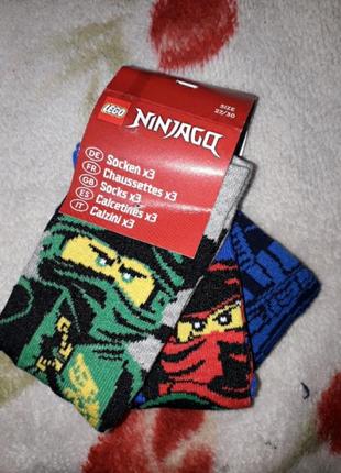 Комплект шкарпеток на хлопчика 
ninjago1 фото