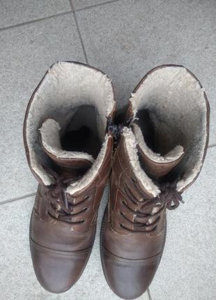 Зимові шкіряні черевики  германія8 фото