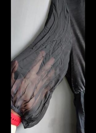 Платье бархат шифон серое графит нарядное воздушное бохо шик4 фото