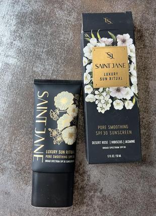 Saint jane beauty luxury sun ritual pore smoothing sunscreen spf 30