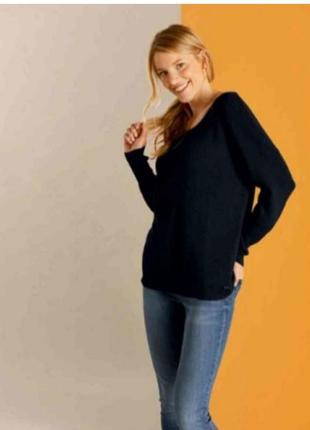 Эсмара!  женский свитер, джемпер темно синий германия, m 40/42= 48/50 наш