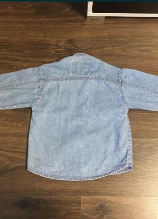 Детская джинсовая рубашка