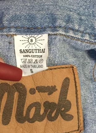 Детская джинсовая рубашка