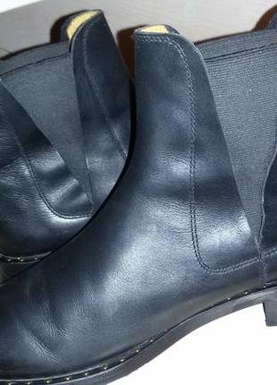 Кожаные ботинки -челси бренда gant (швеция, сша), размер 39 (26 см)3 фото