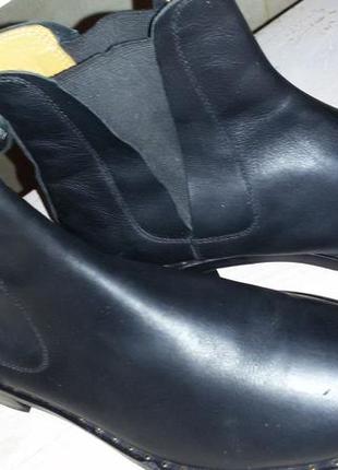 Кожаные ботинки -челси бренда gant (швеция, сша), размер 39 (26 см)4 фото