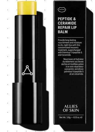 Allies of skin - бальзам для губ peptide & ceramide repair lip balm 4ml