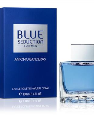 Чоловіча туалетна вода antonio banderas blue seduction for men  100 мл2 фото