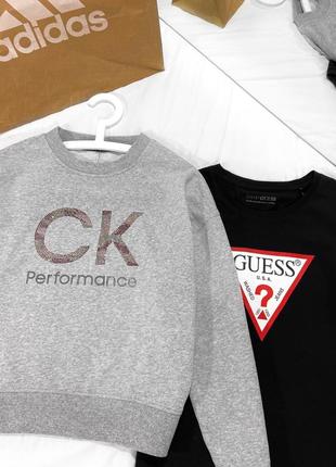 Свитшот от calvin klein performance polo guess, оригинал🖤7 фото