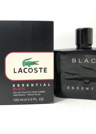 Мужская туалетная вода lacoste essential black  100 ml