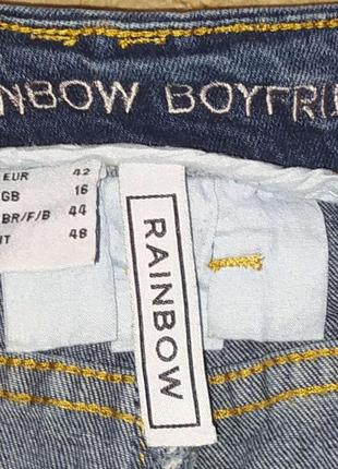 Джинсы брендовые rainbow boyfriend3 фото