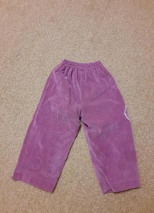 Штаны, брюки вельветы утепленные байкой от 2 лет3 фото